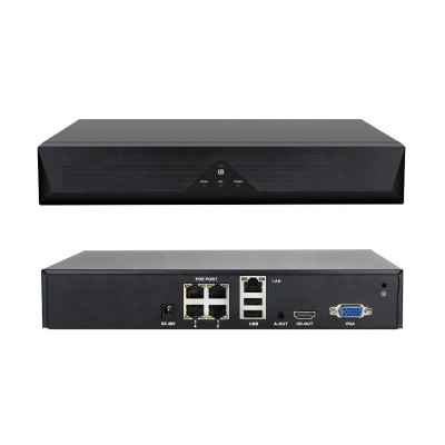 5MP 4CH XMEYE POE NVR and Network Video Recorder for PoE IP Cameras P2P NVR