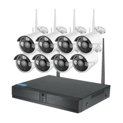 Cheap waterproof outdoor wireless 8 channel ip hd cctv camera