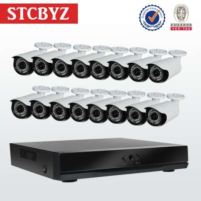 Most popular waterproof ahd dvr kit cctv system 16 ch